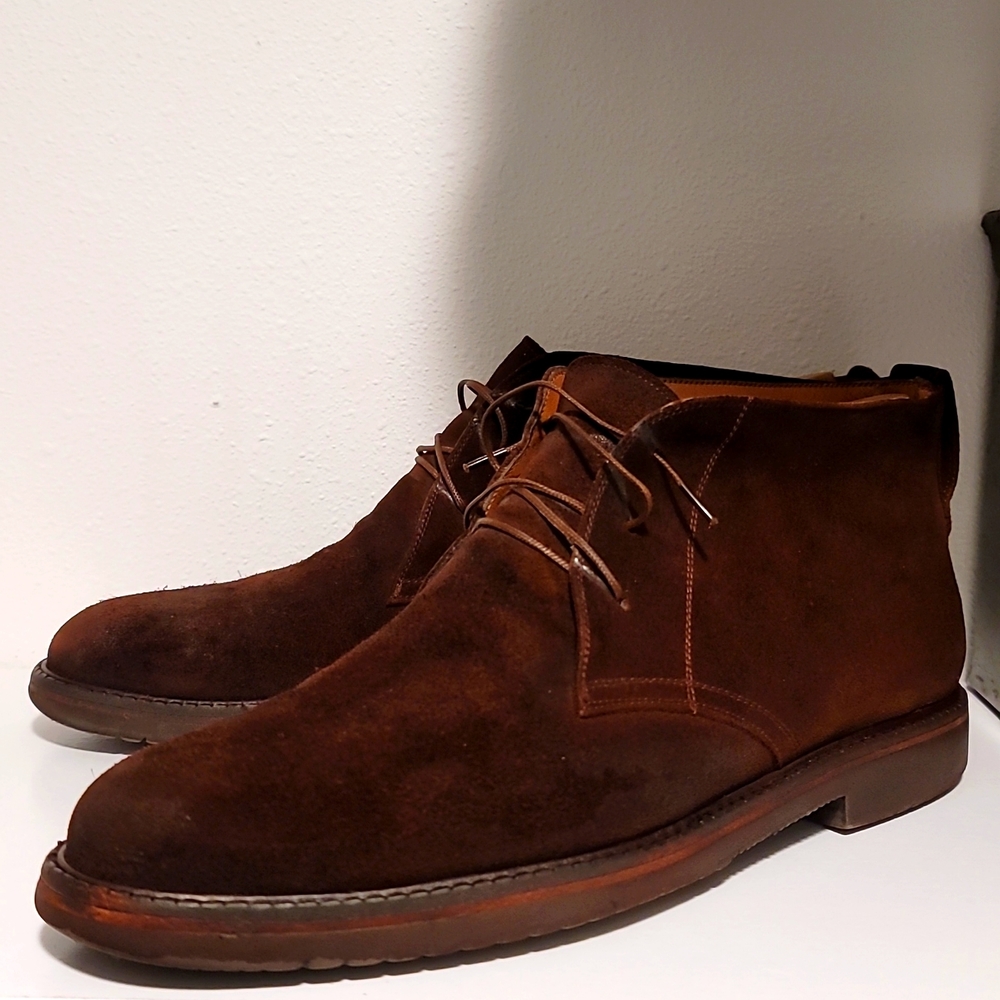 Salvatore Ferragamo suede chukka boots